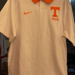 Nike Tennessee Volunteers White & Orange Polo